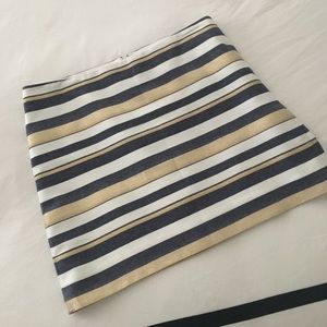 J Crew Stripe Skirt Size 10
